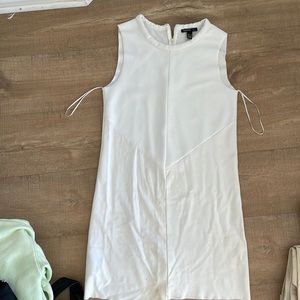 Mango white sleevless dress
